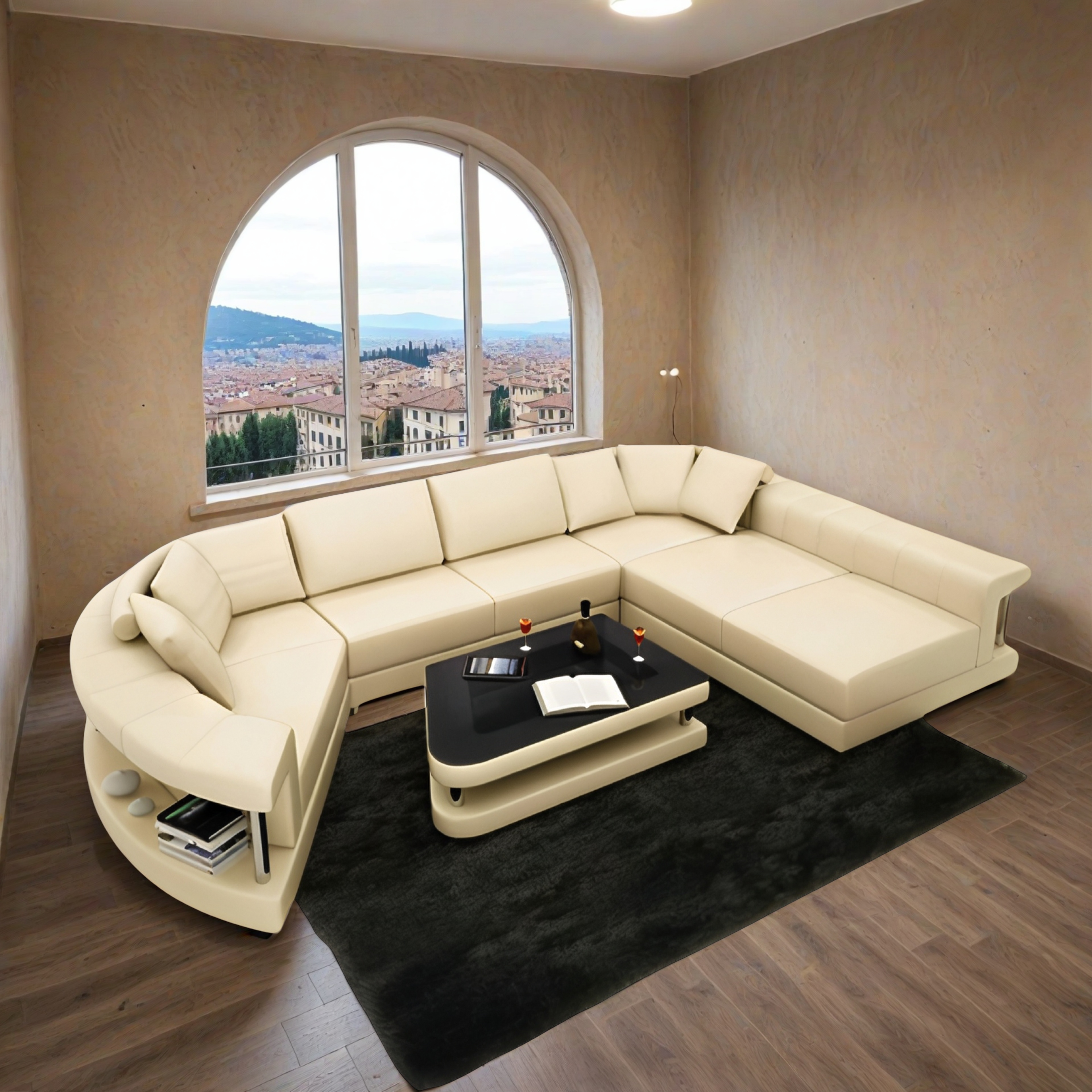 Sofa Schrobenhausen - Wohnlandschaft U-form