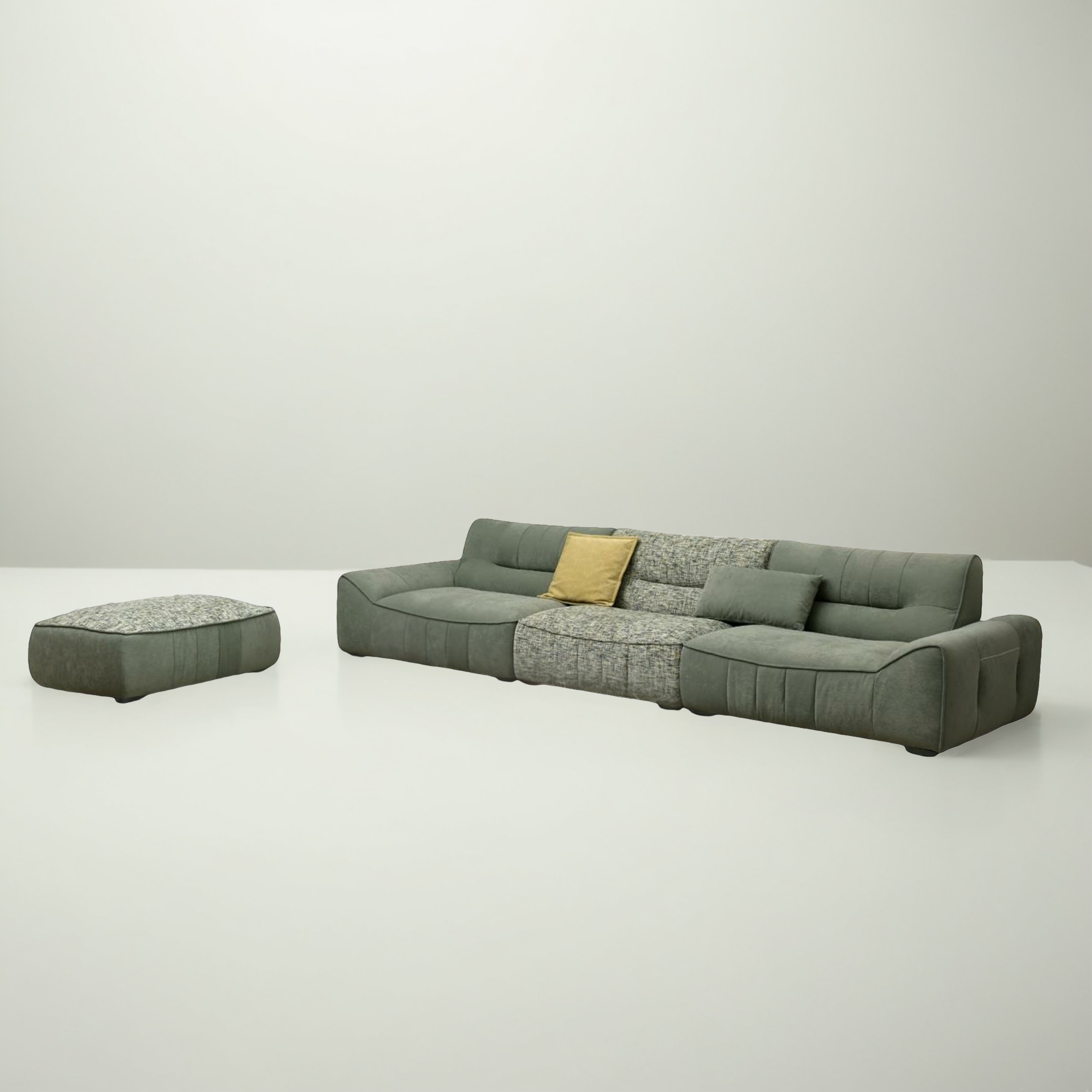 Sofa Lyneth + Hocker