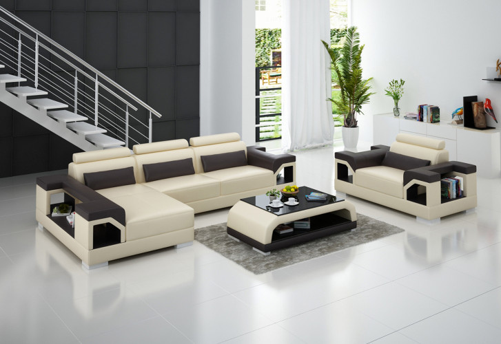  L-Form Sofa + Sessel Toulon