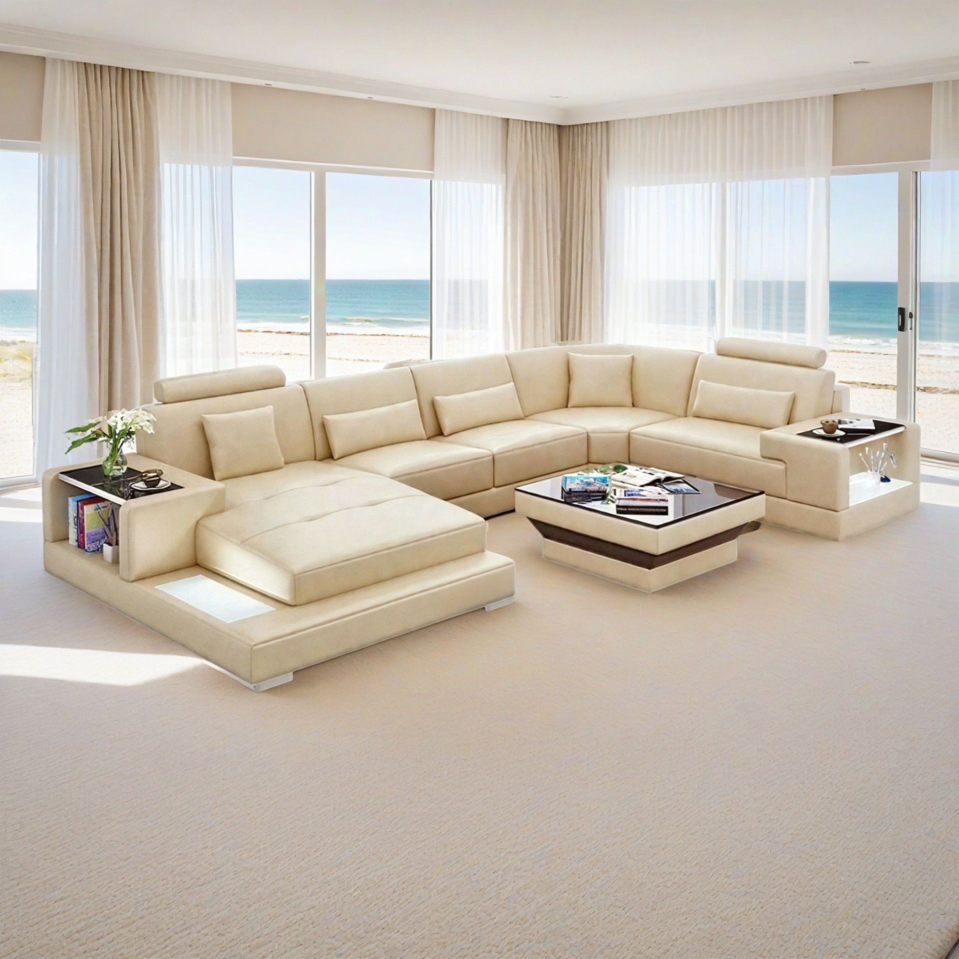 Sofa Stuttgart - Wohnlandschaft U-form