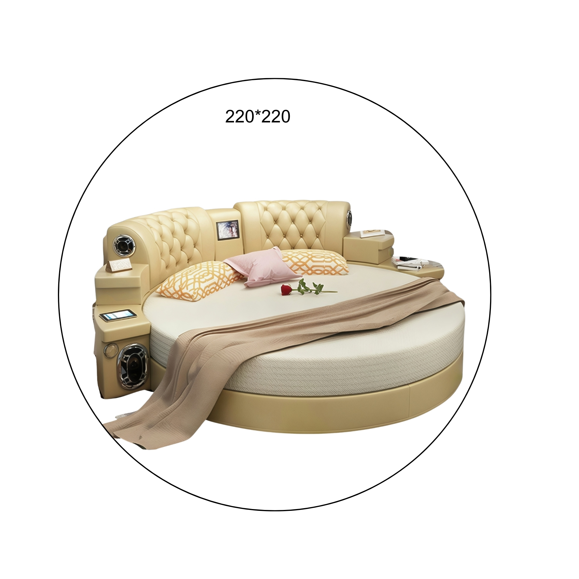  Doppel Rundes Bett  Pattaya