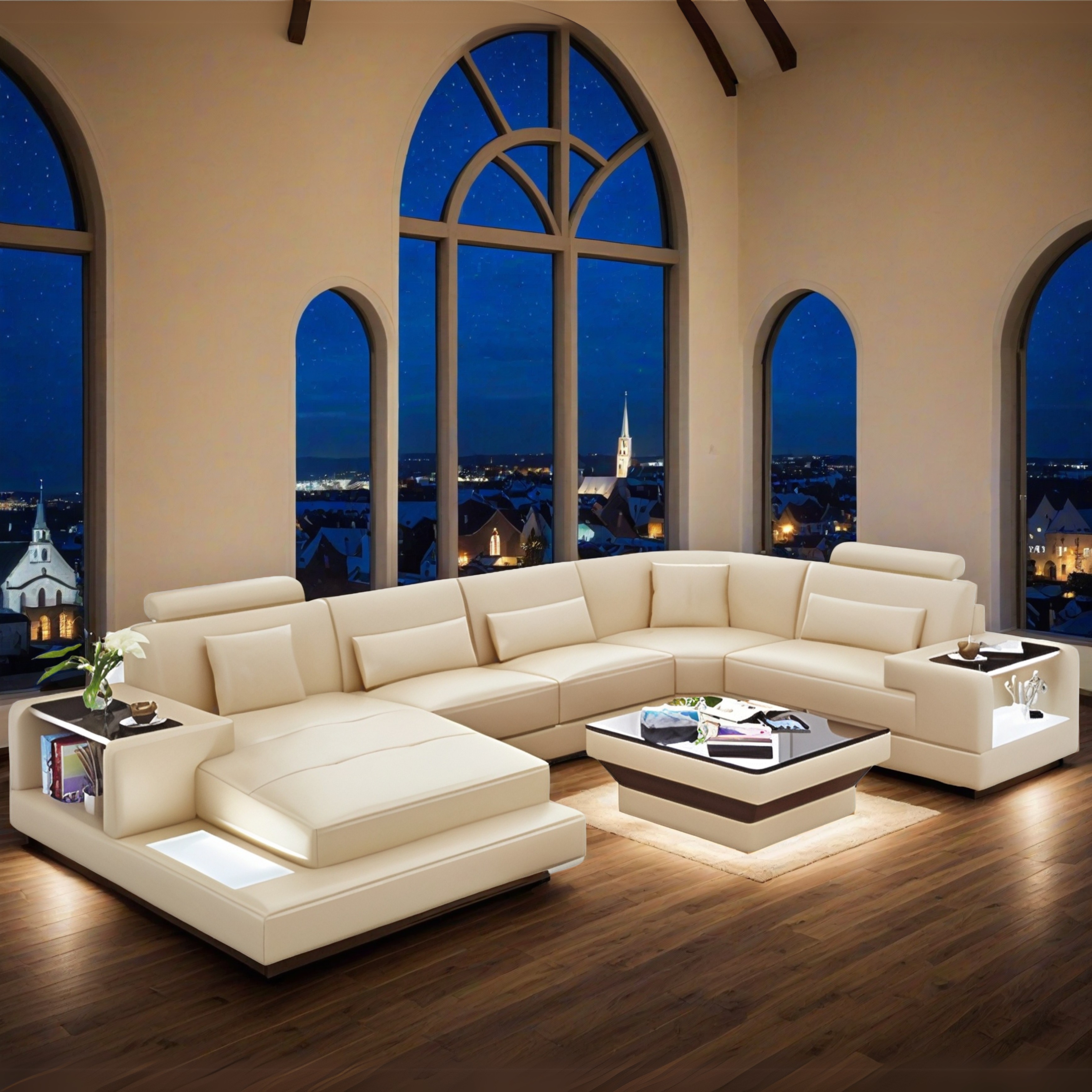 Sofa Stuttgart - Wohnlandschaft U-form