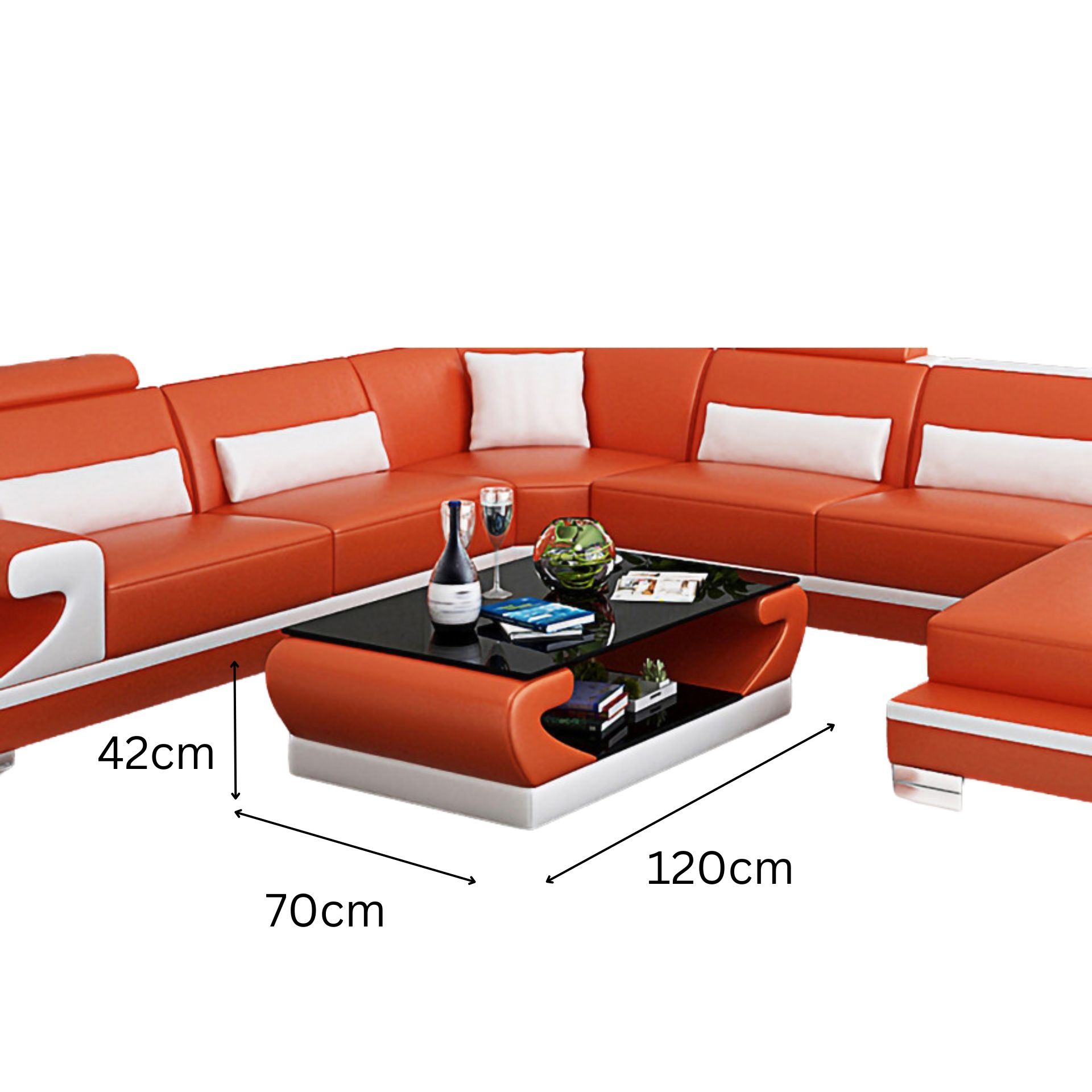 Designer Couchtisch  Bordeaux 