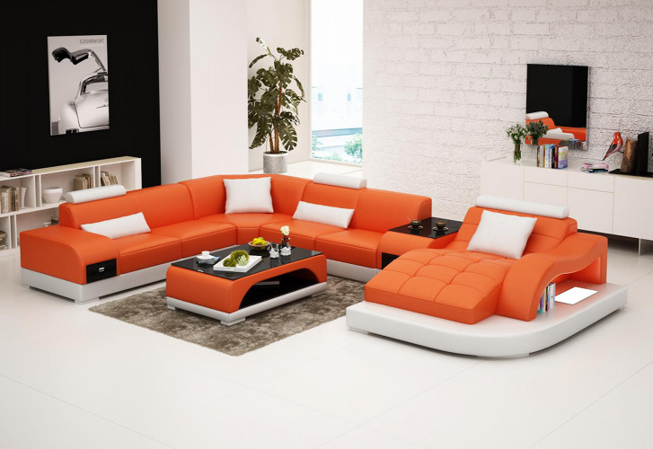 Sofa Dortmund - Wohnlandschaft U-form
