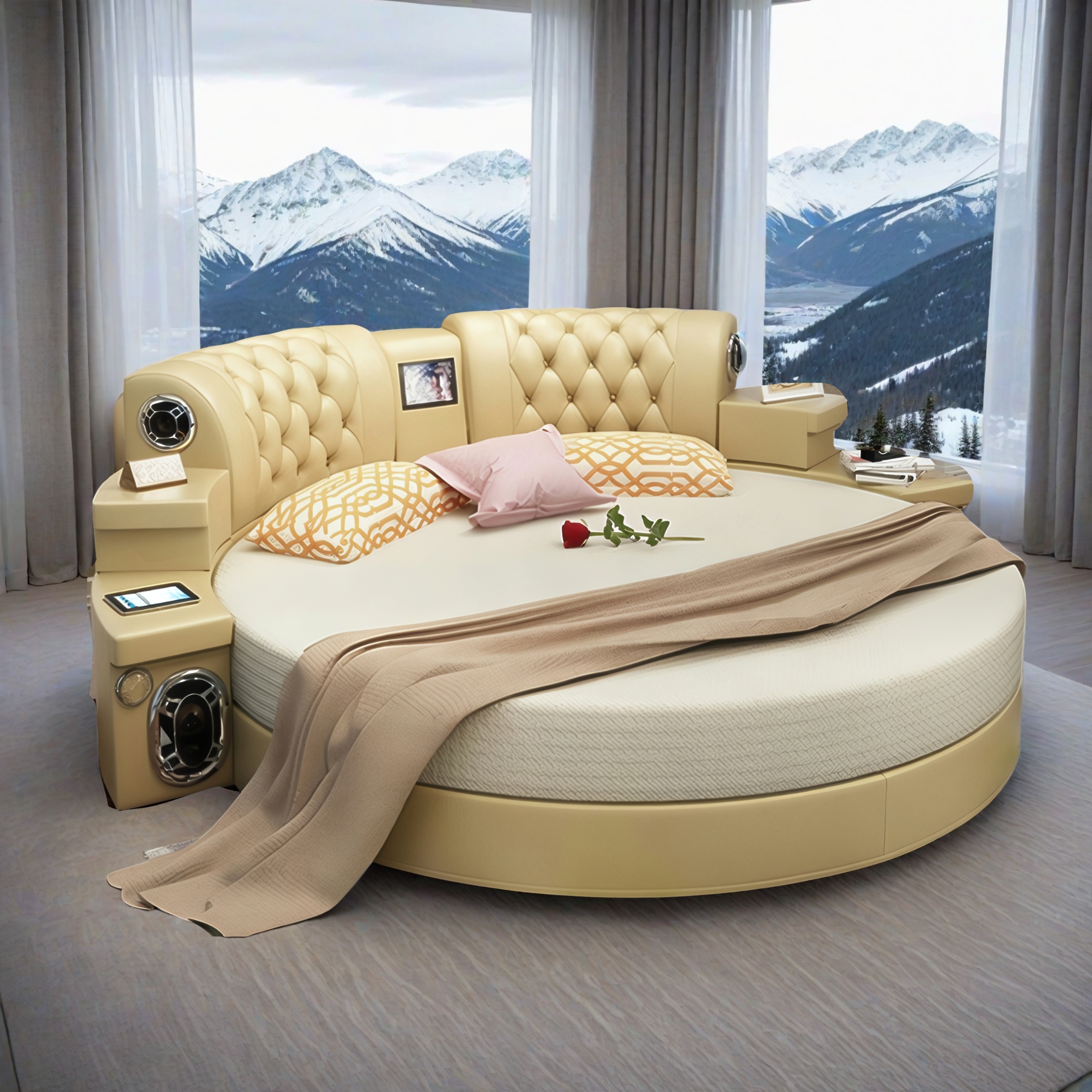  Doppel Rundes Bett  Pattaya