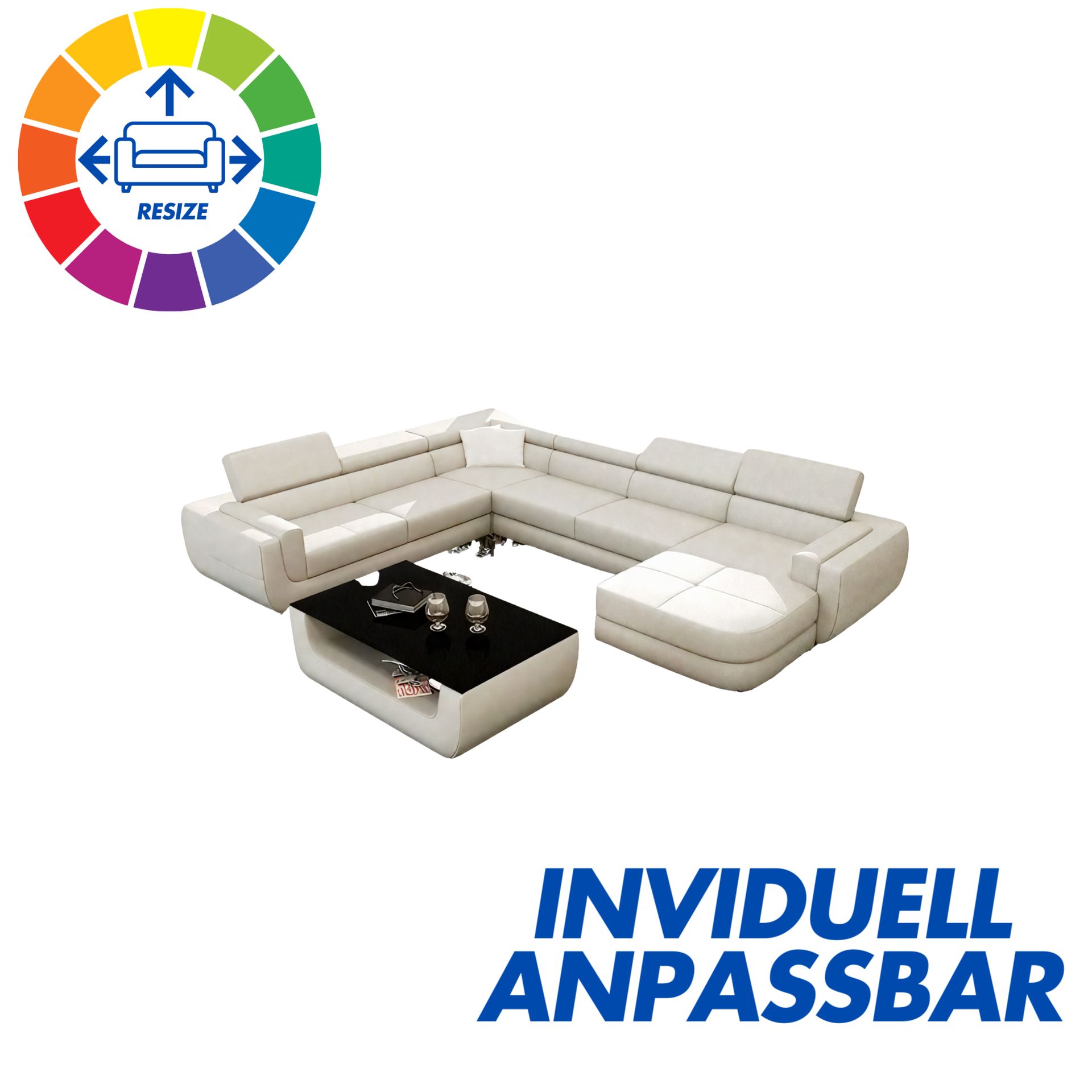 Sofa Seoul - Wohnlandschaft U-form