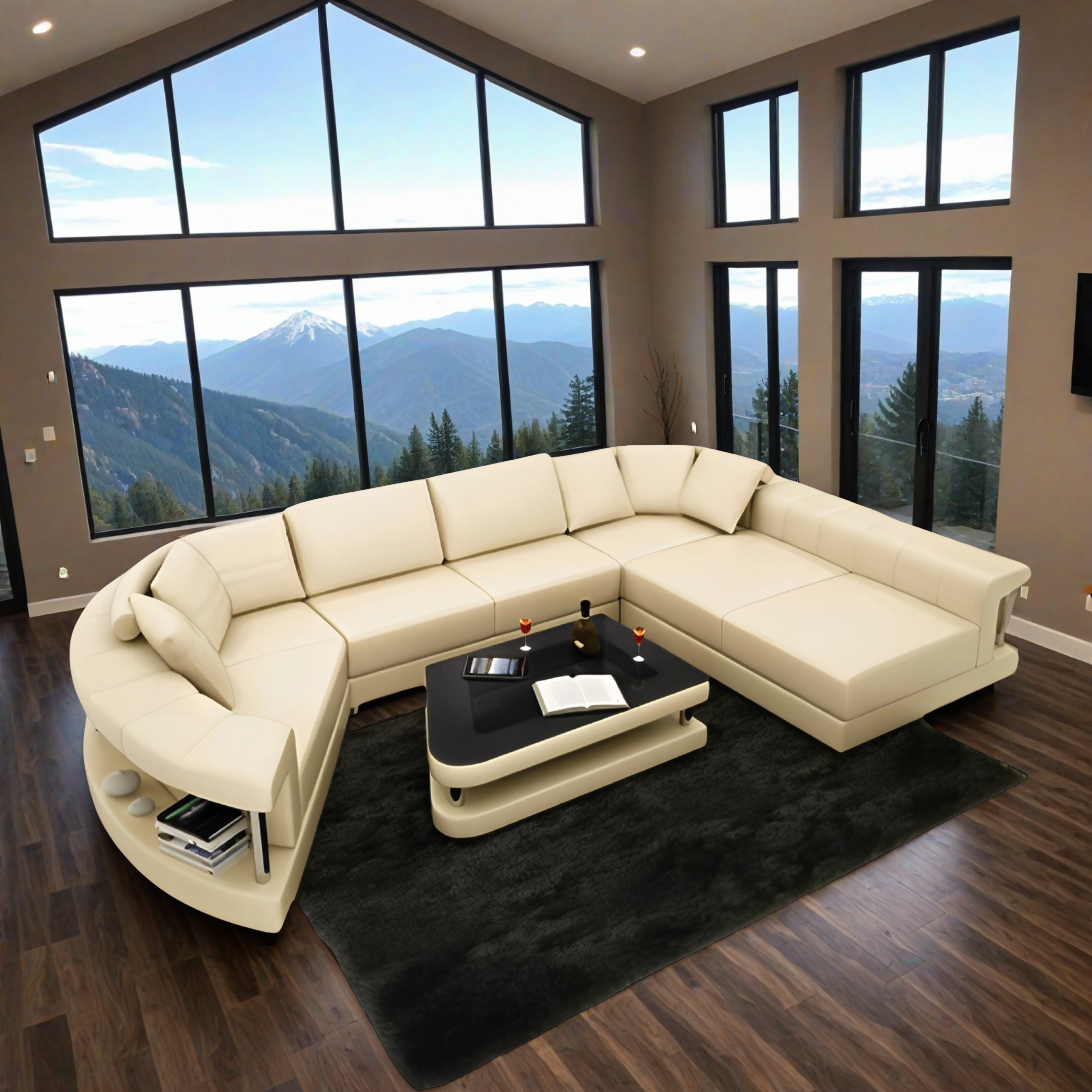 Sofa Schrobenhausen - Wohnlandschaft U-form