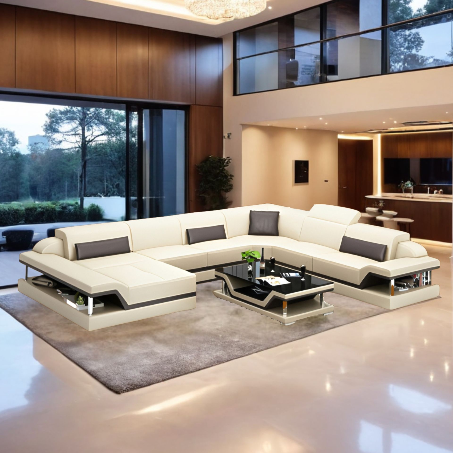 Sofa Dresden -  Wohnlandschaft U-form