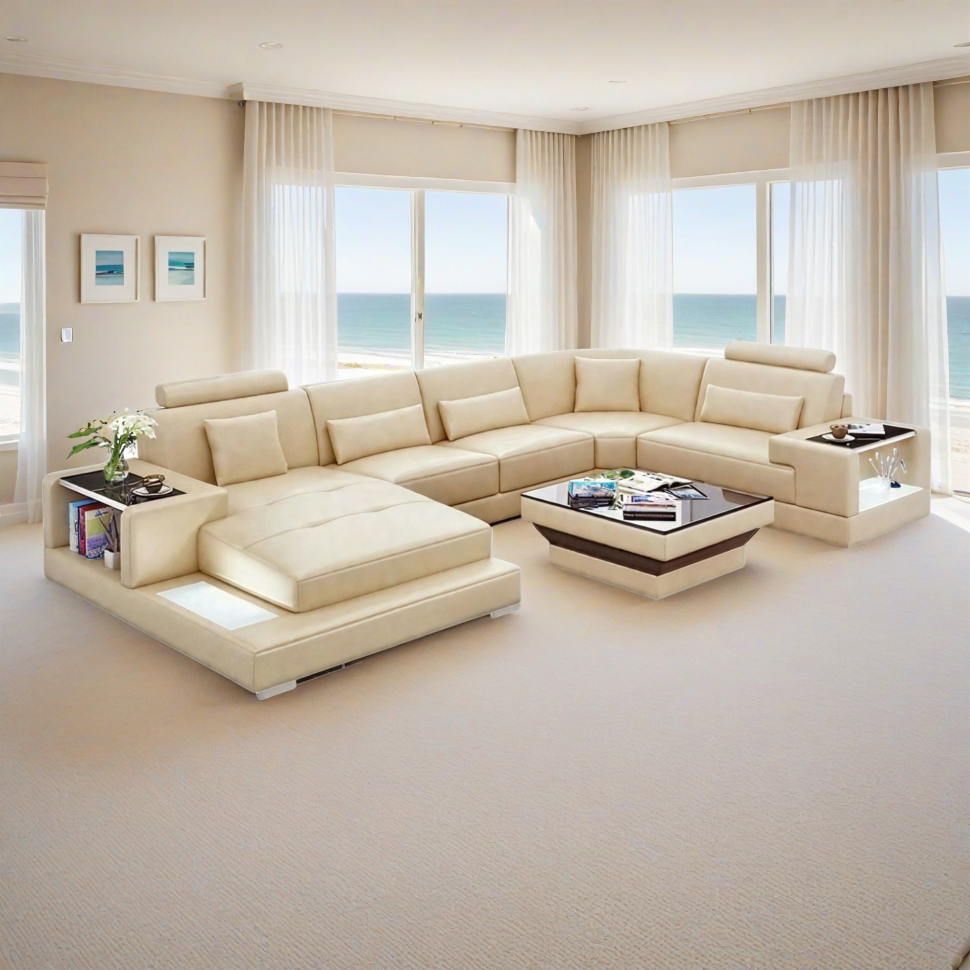 Sofa Stuttgart - Wohnlandschaft U-form