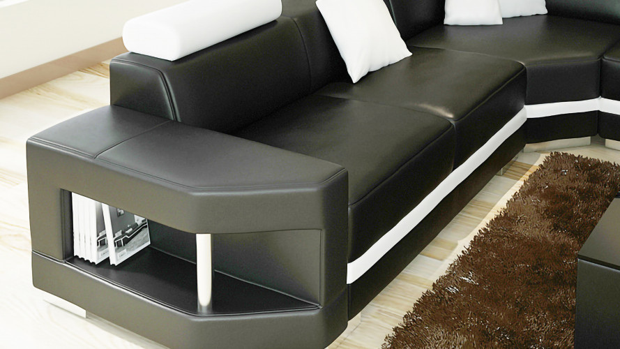 Sofa Zürich - Wohnlandschaft U-form