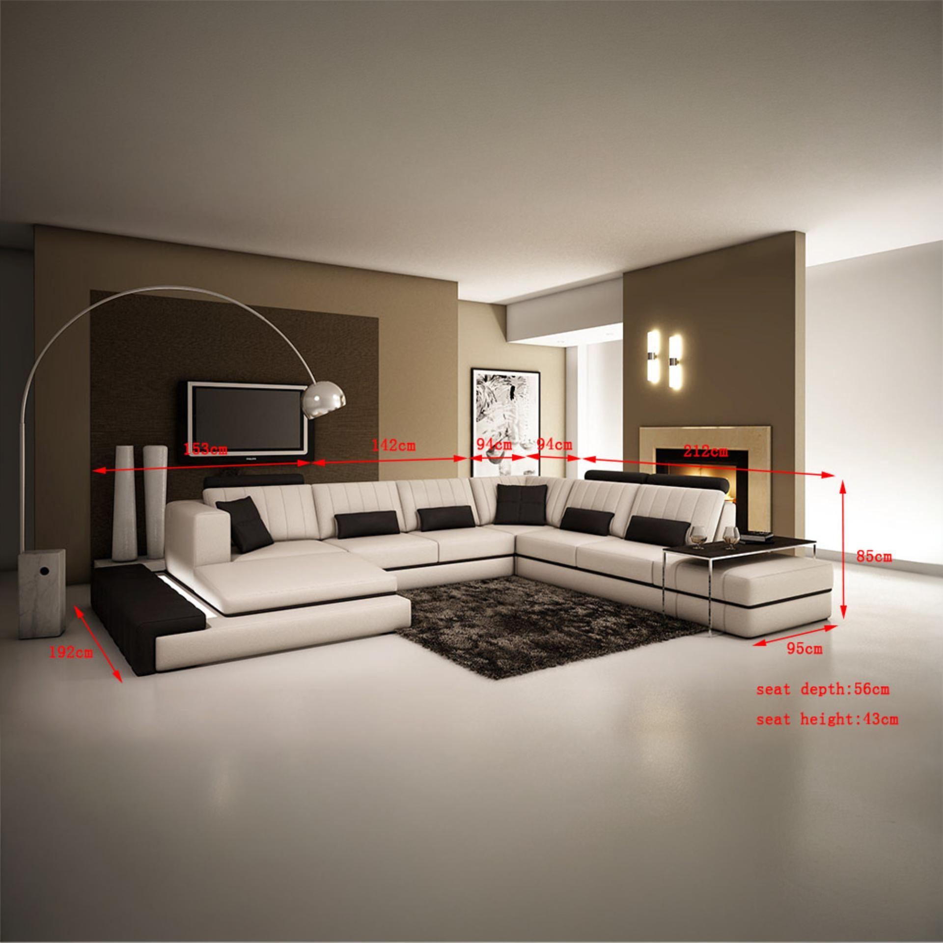 Sofa Olching Wohnlandschaft U-form