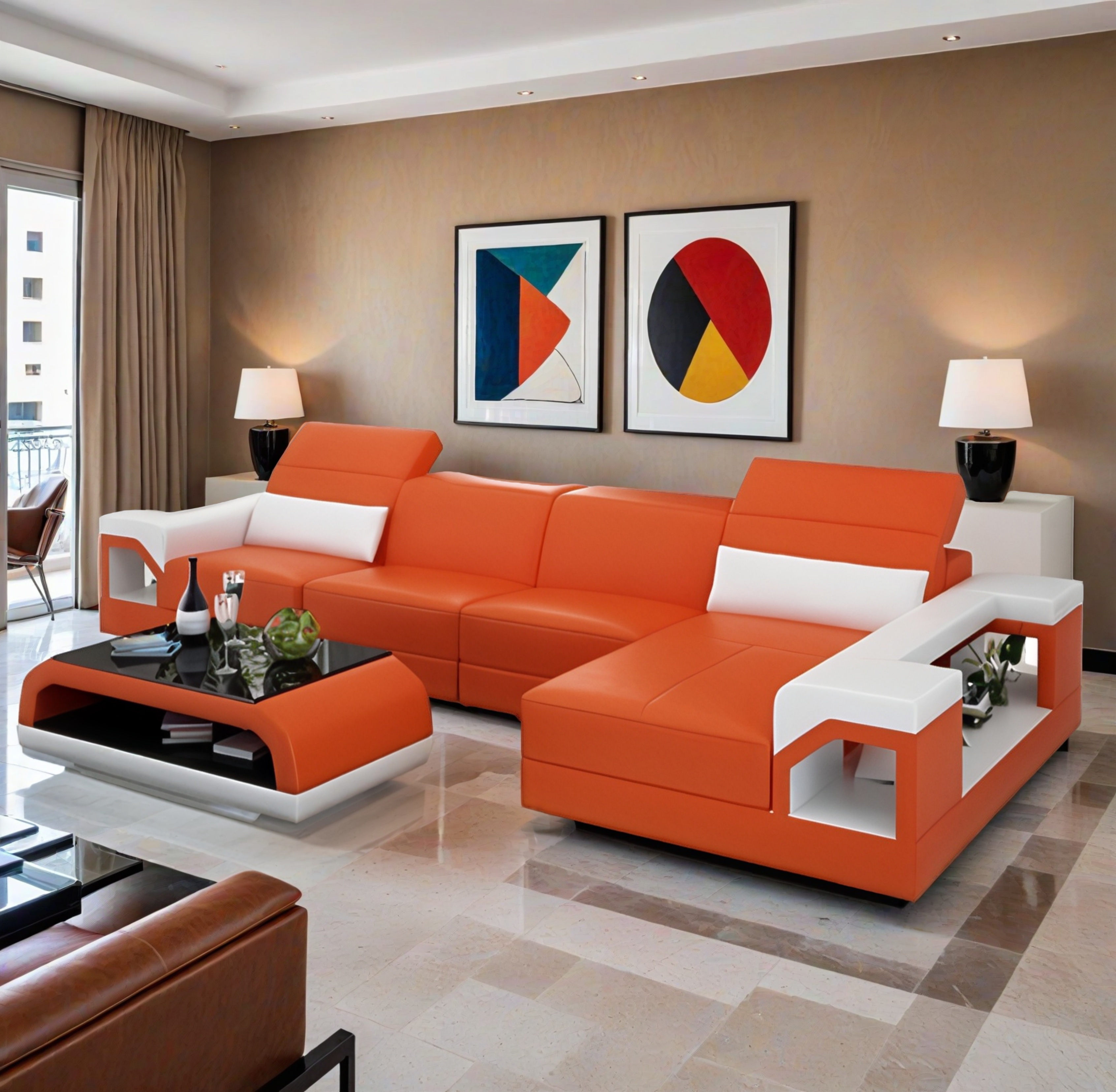  Sofa München - L-Form