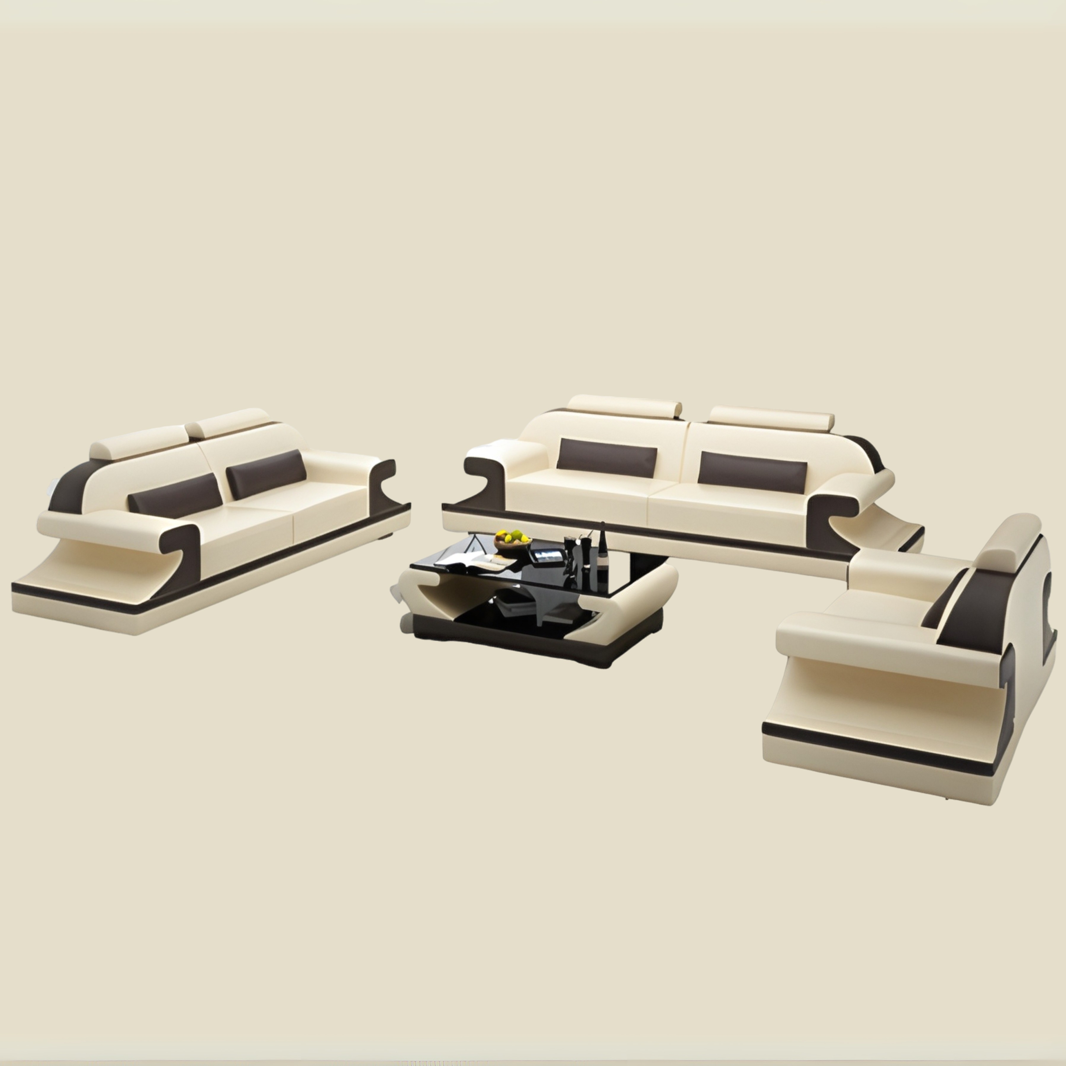 Sofa Set Bordeaux