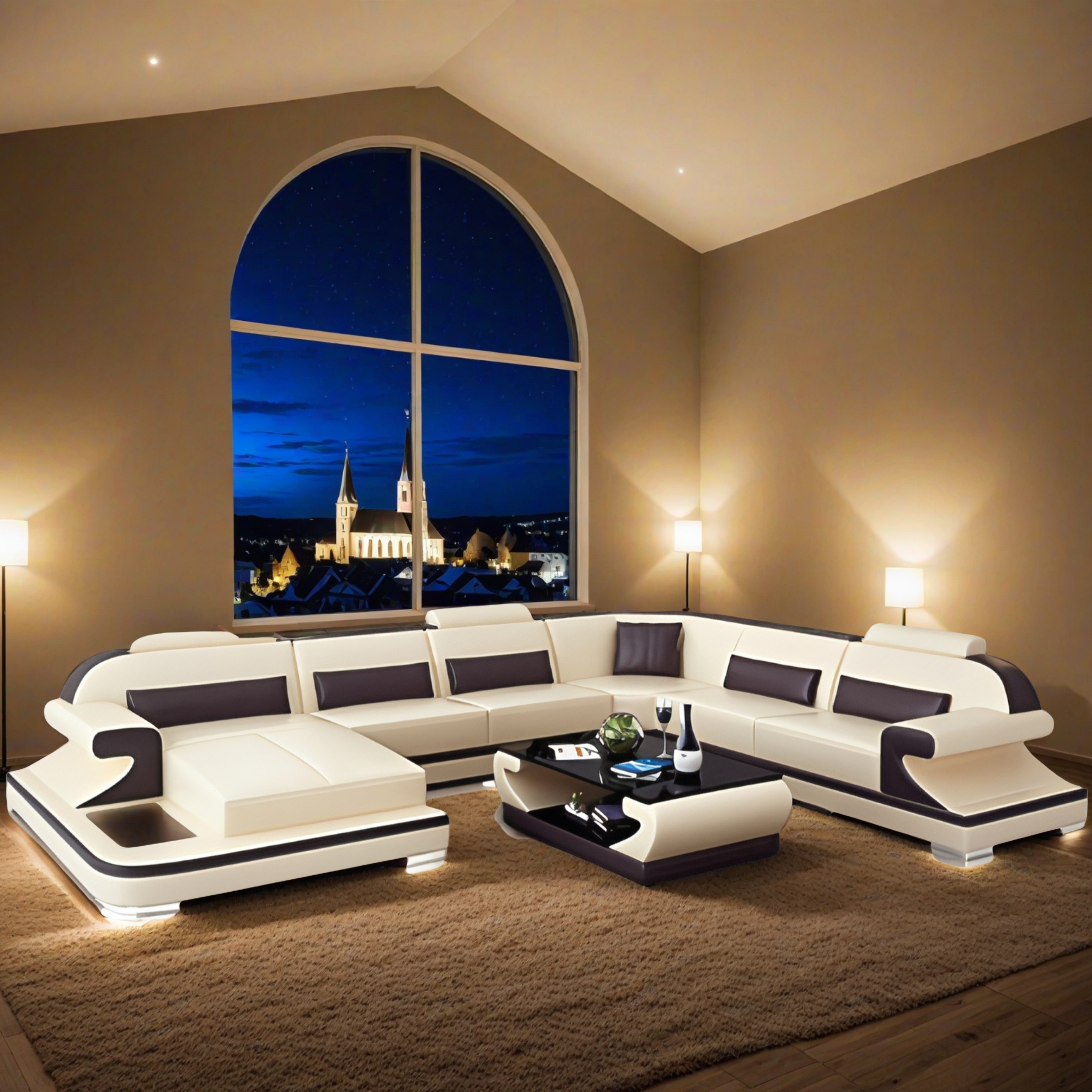 Sofa Hamburg - Wohnlandschaft U-form