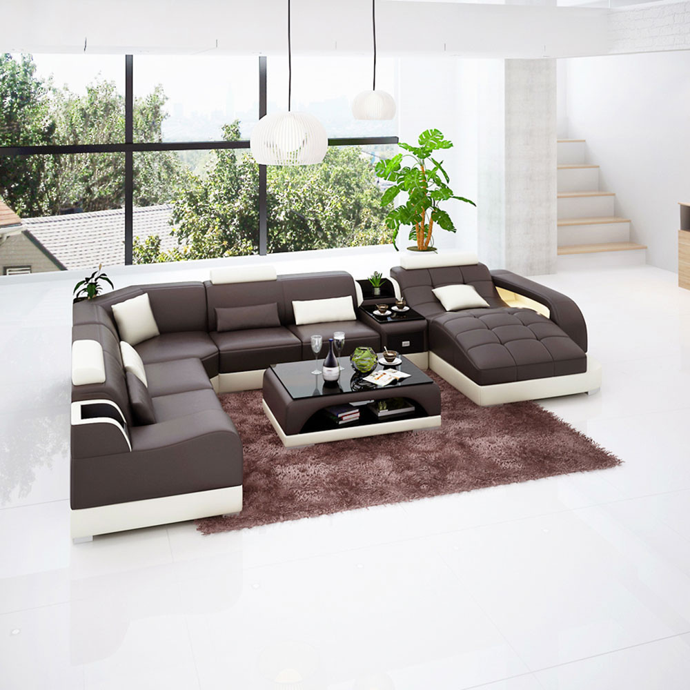 Wohnlandschaft U-Form Hawaii 