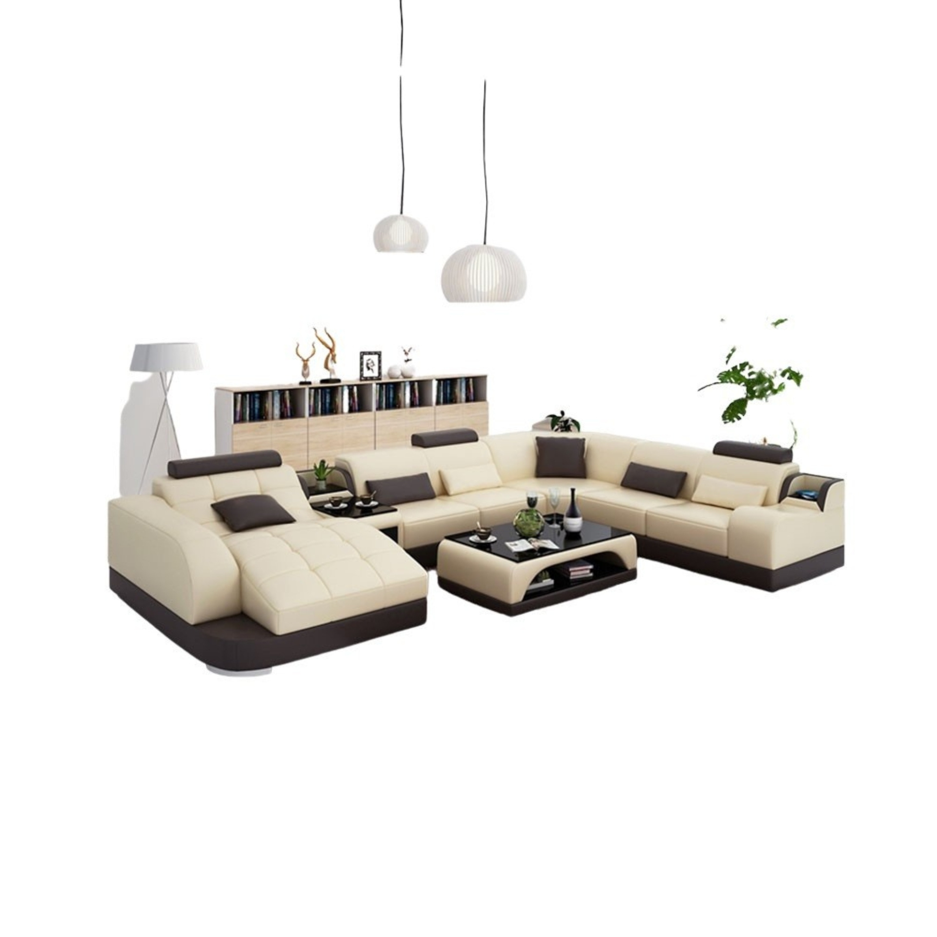 Wohnlandschaft U-Form Hawaii 
