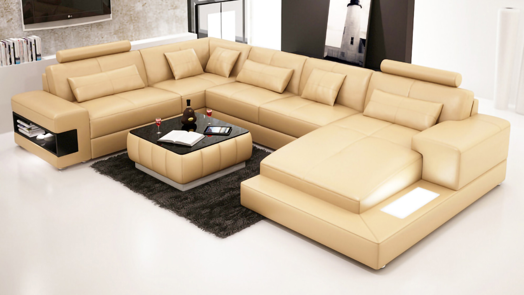Wohnlandschaft U-Form Essen