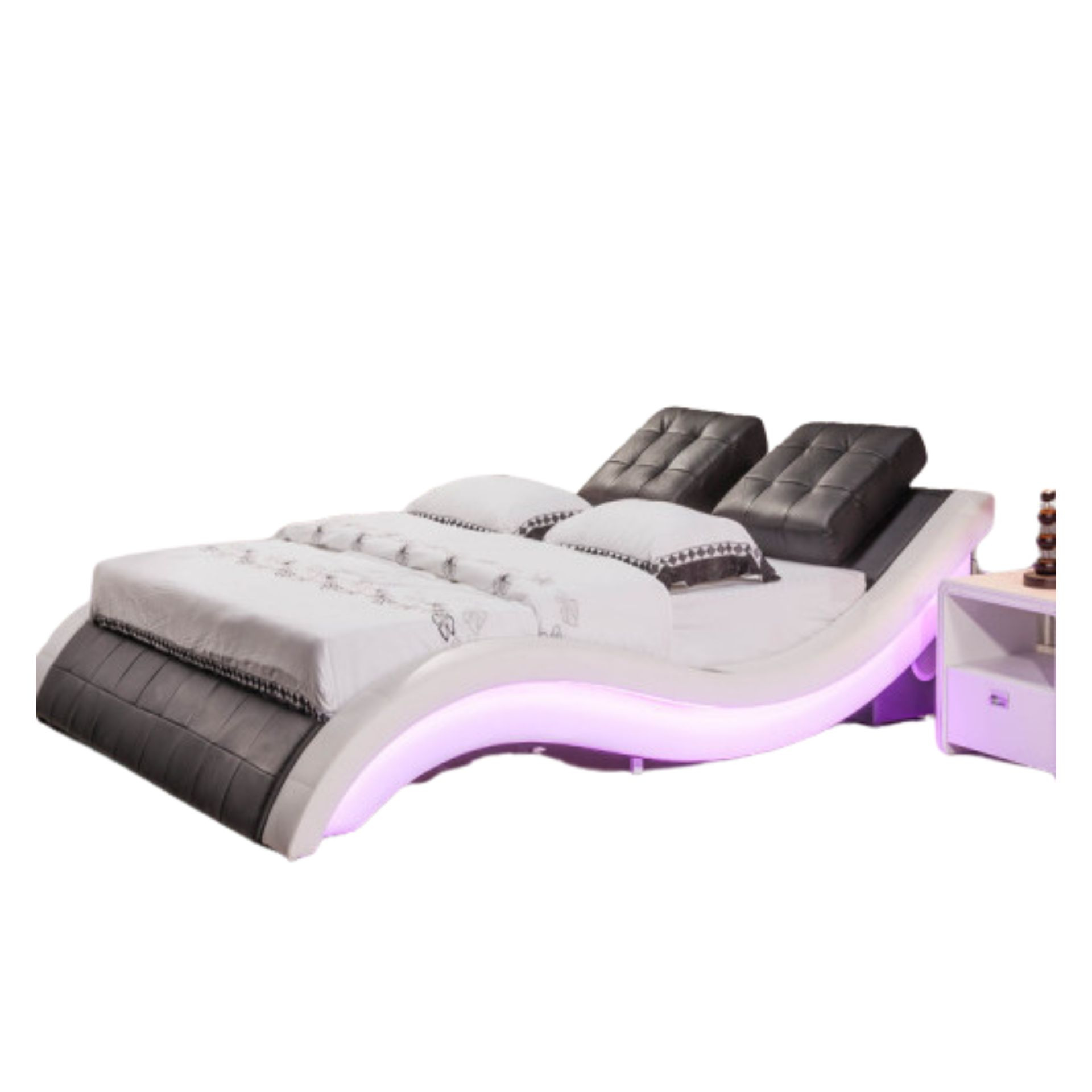 LED Doppel Bett Aso 