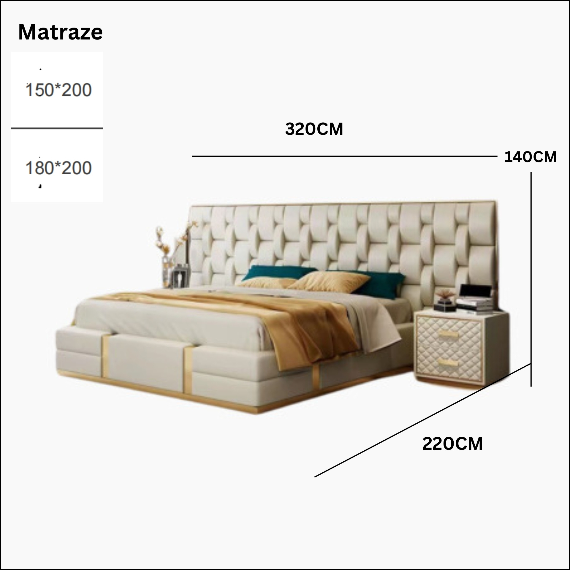Doppel Bett Arica