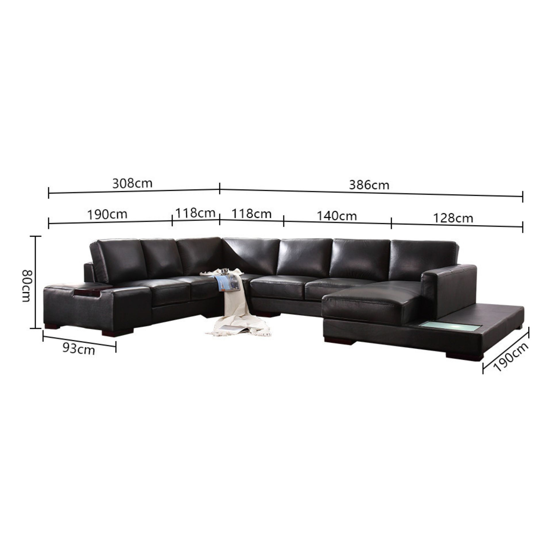 Sofa Aachen - Wohnlandschaft U-form