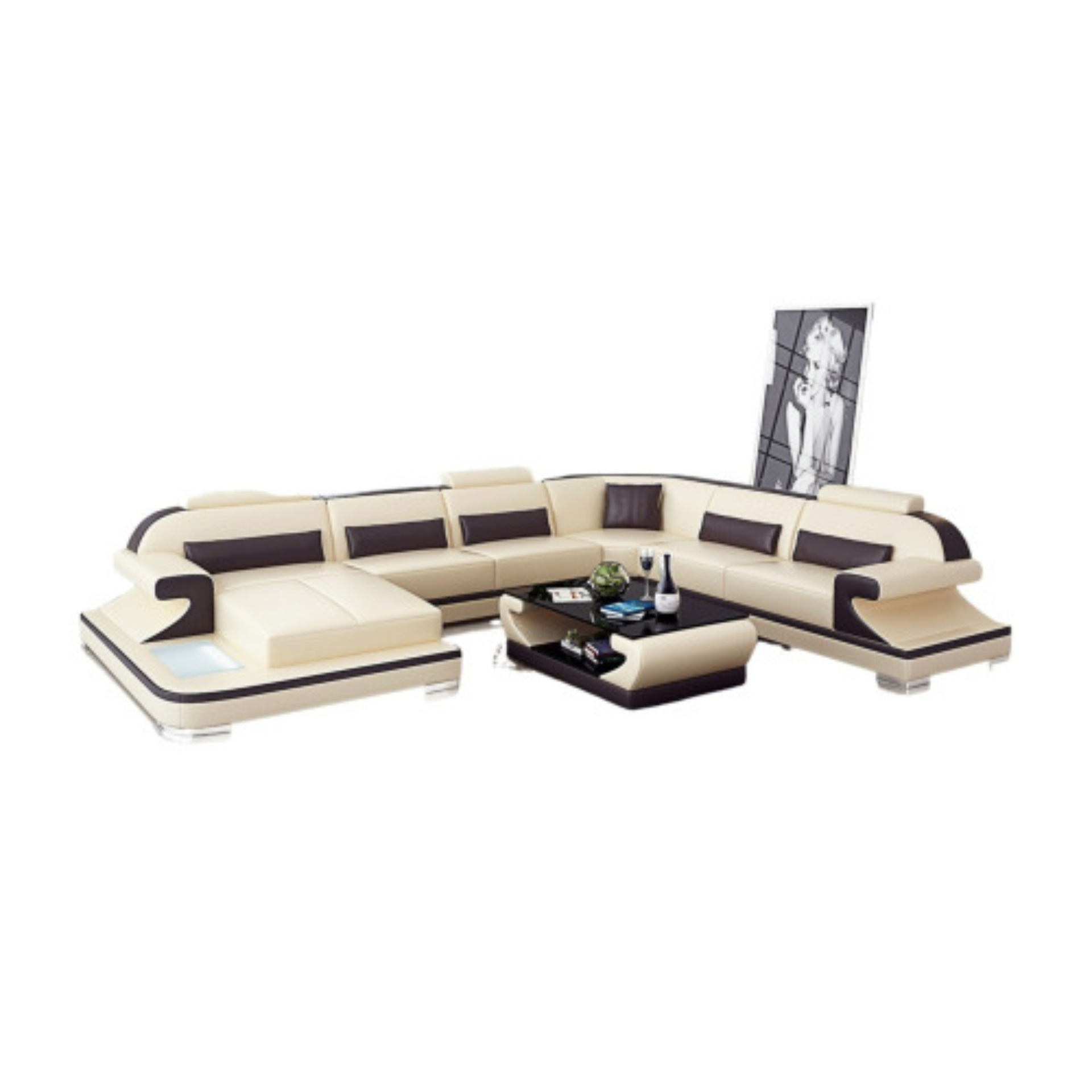 Sofa Hamburg - Wohnlandschaft U-form