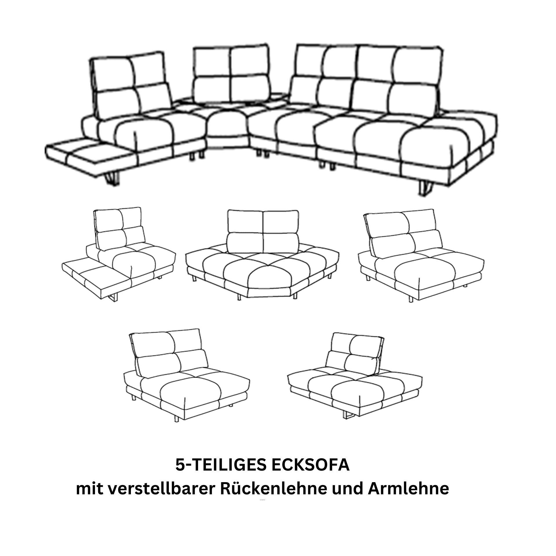 Sofa Kochel am See - Ecksofa